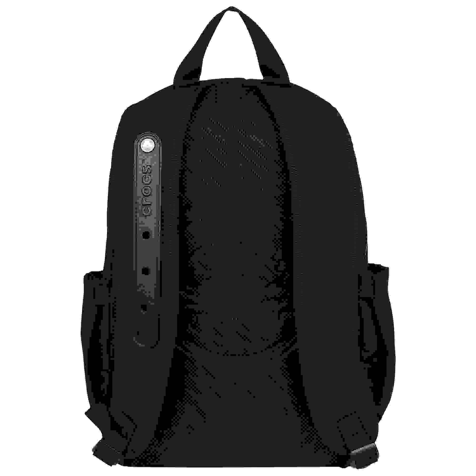 Crocs Lightweight Molded Front Storage Pocket Black Backpack